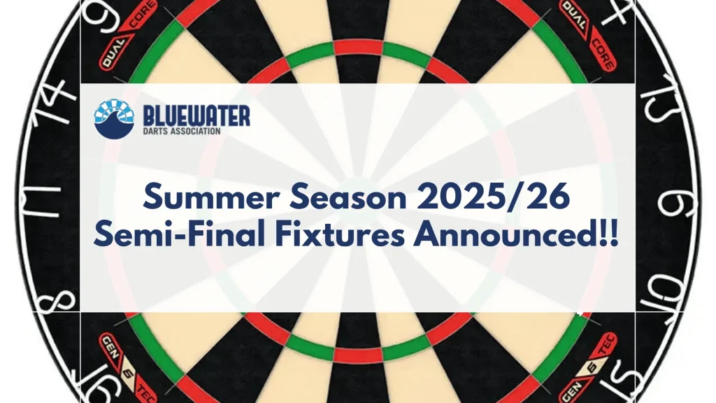 Summer Season 2025/26 Semi-Final Fixtures Announced!!